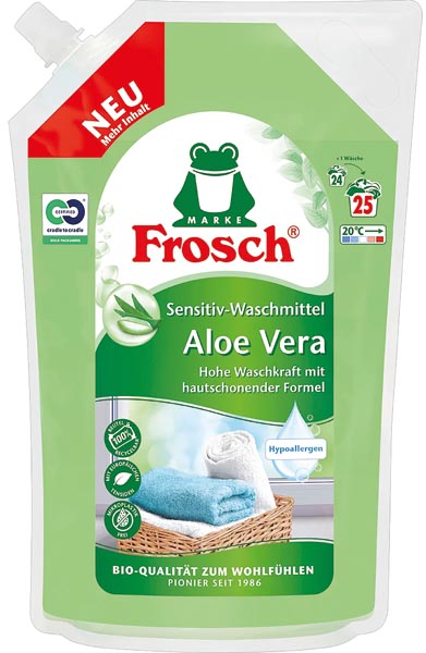 Frosch Flüssig-Waschmittel 25WL Aloe Vera